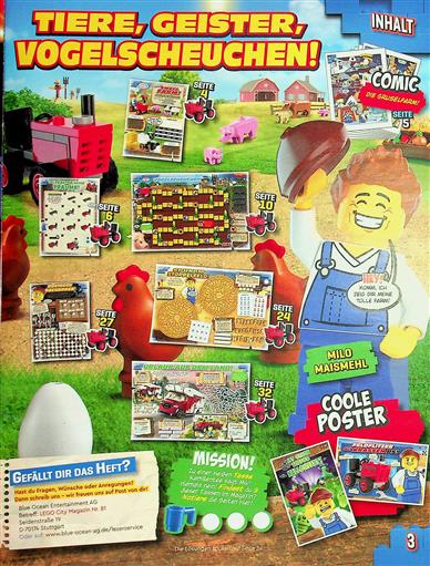 Lego City - Lego Magazin Inhaltsverzeichnis