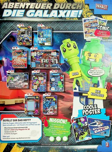 Lego City - Lego Magazin Inhaltsverzeichnis