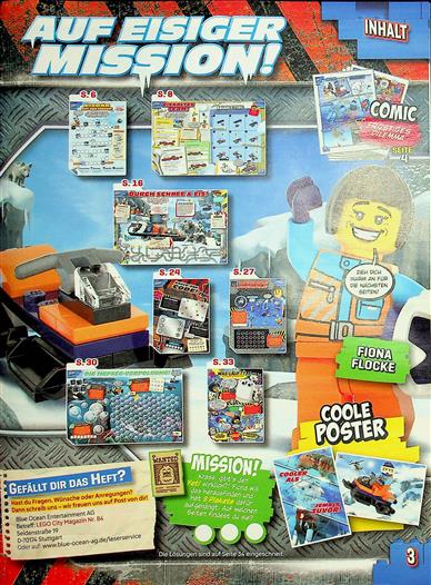 Lego City - Lego Magazin Inhaltsverzeichnis