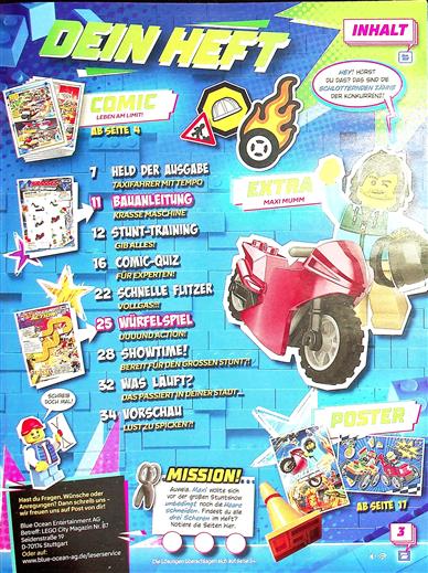 Lego City - Lego Magazin Inhaltsverzeichnis