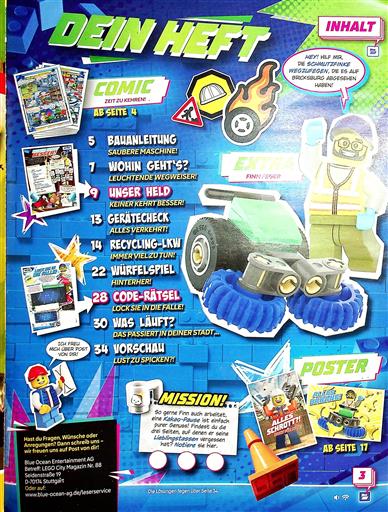 Lego City - Lego Magazin Inhaltsverzeichnis
