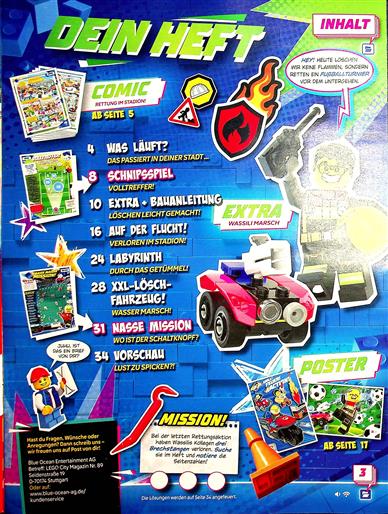Lego City - Lego Magazin Inhaltsverzeichnis
