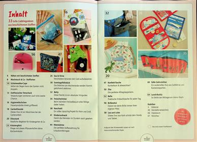 Näh was mit Wachstuch & Co. Inhaltsverzeichnis