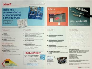 ElektorMag Inhaltsverzeichnis