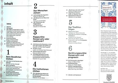 Philosophie Magazin Konservatismus Inhaltsverzeichnis