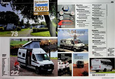 Auto Bild Reisemobil Inhaltsverzeichnis