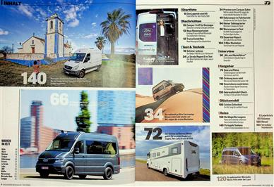 Auto Bild Reisemobil Inhaltsverzeichnis