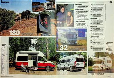 Auto Bild Reisemobil Inhaltsverzeichnis