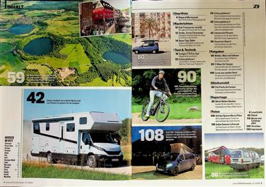 Auto Bild Reisemobil Inhaltsverzeichnis