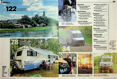 Auto Bild Reisemobil Inhaltsverzeichnis