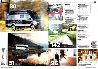 Auto Bild Reisemobil Inhaltsverzeichnis