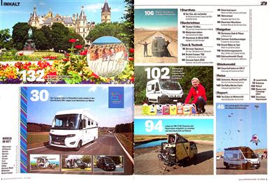 Auto Bild Reisemobil Inhaltsverzeichnis