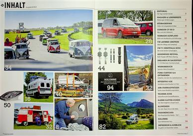 Camper Vans Inhaltsverzeichnis