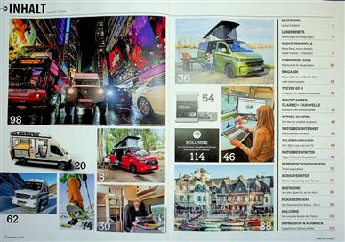 Camper Vans Inhaltsverzeichnis