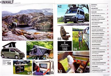 Camper Vans Inhaltsverzeichnis