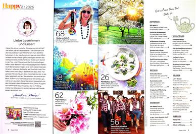 Happy Frau im Leben Inhaltsverzeichnis