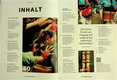 Harvard Business Manager Spezial Bleib oben Inhaltsverzeichnis