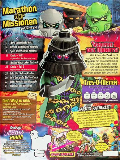 LEGO Ninjago Inhaltsverzeichnis
