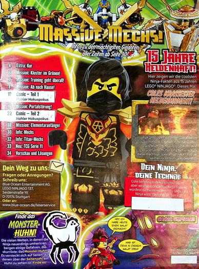 LEGO Ninjago Inhaltsverzeichnis