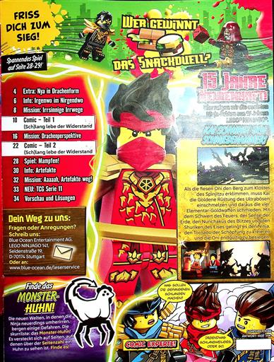 LEGO Ninjago Inhaltsverzeichnis