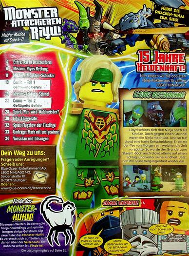 LEGO Ninjago Inhaltsverzeichnis