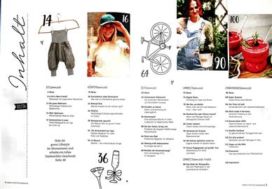 Green Lifestyle Inhaltsverzeichnis
