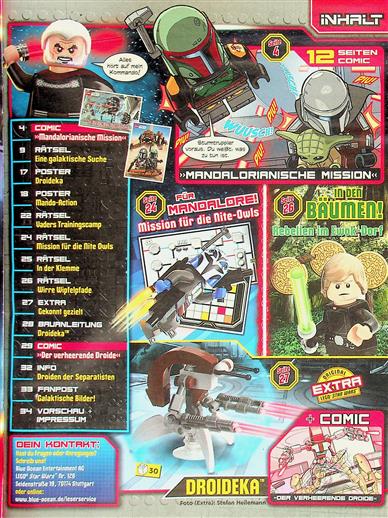 LEGO Star Wars Inhaltsverzeichnis