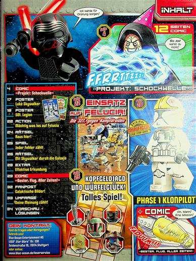 LEGO Star Wars Inhaltsverzeichnis