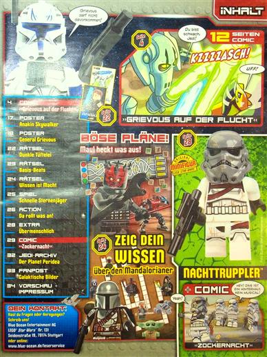 LEGO Star Wars Inhaltsverzeichnis