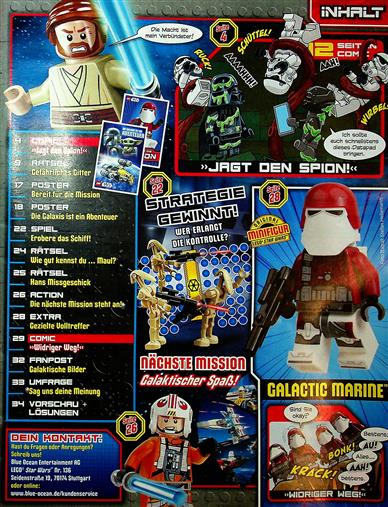 LEGO Star Wars Inhaltsverzeichnis
