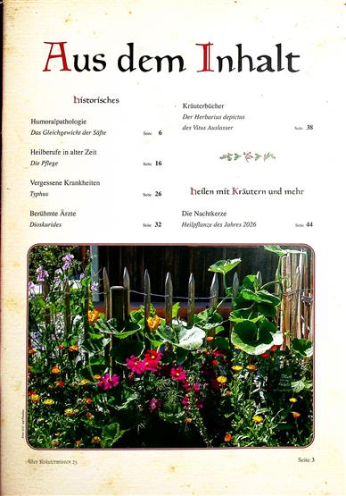 Karfunkel Altes Kräuterwissen Inhaltsverzeichnis