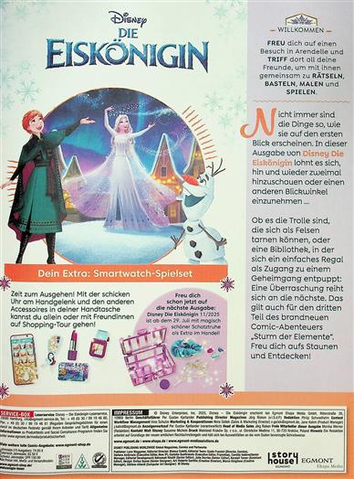 Disney Eiskönigin Inhaltsverzeichnis