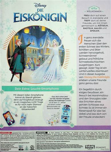 Disney Eiskönigin Inhaltsverzeichnis