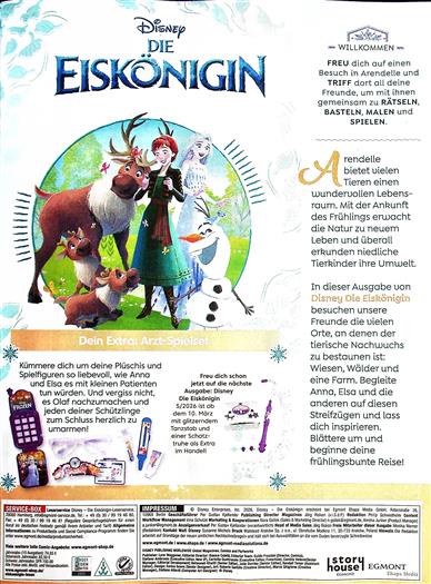 Disney Eiskönigin Inhaltsverzeichnis