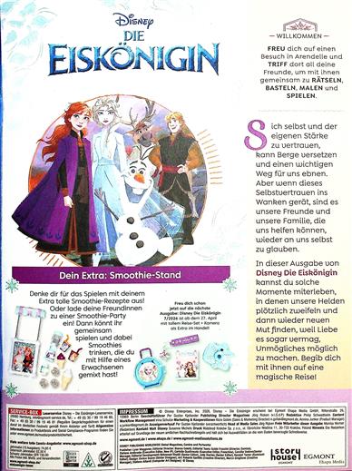 Disney Eiskönigin Inhaltsverzeichnis