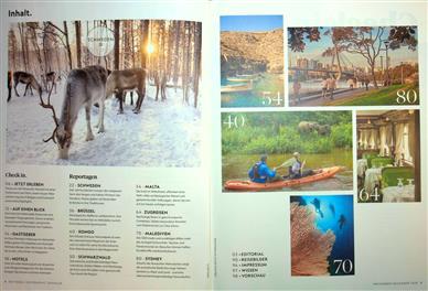 National Geographic Traveler Inhaltsverzeichnis