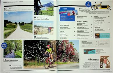 Bike & Travel Inhaltsverzeichnis