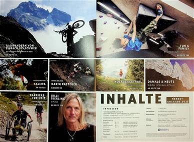 Aktiv in den Alpen Inhaltsverzeichnis