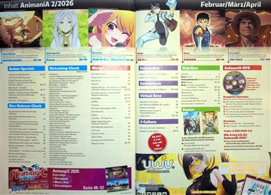 Animania Inhaltsverzeichnis