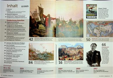 P.M. History Inhaltsverzeichnis