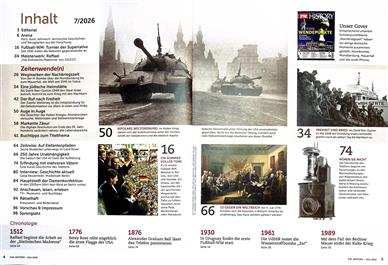 P.M. History Inhaltsverzeichnis