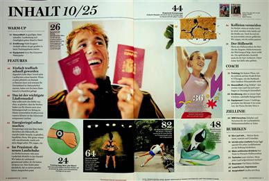 Runner's World Inhaltsverzeichnis