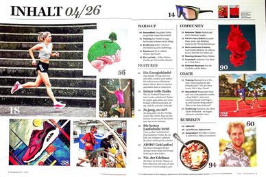 Runner's World Inhaltsverzeichnis