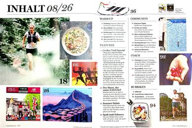 Runner's World Inhaltsverzeichnis