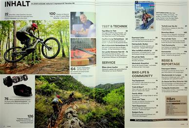 MountainBIKE Inhaltsverzeichnis