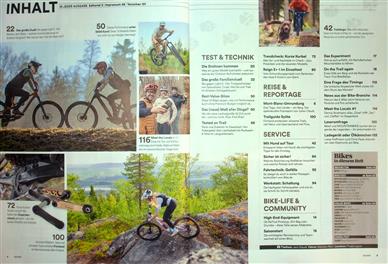 MountainBIKE Inhaltsverzeichnis