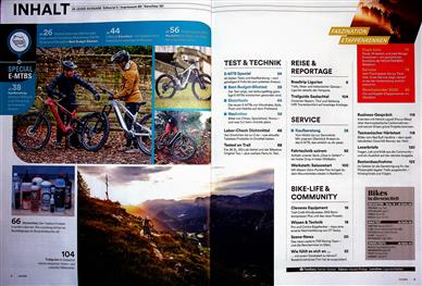 MountainBIKE Inhaltsverzeichnis