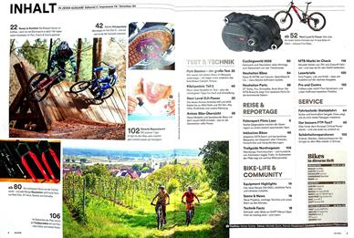MountainBIKE Inhaltsverzeichnis