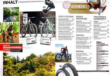 MountainBIKE Inhaltsverzeichnis
