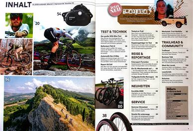 MountainBIKE Inhaltsverzeichnis